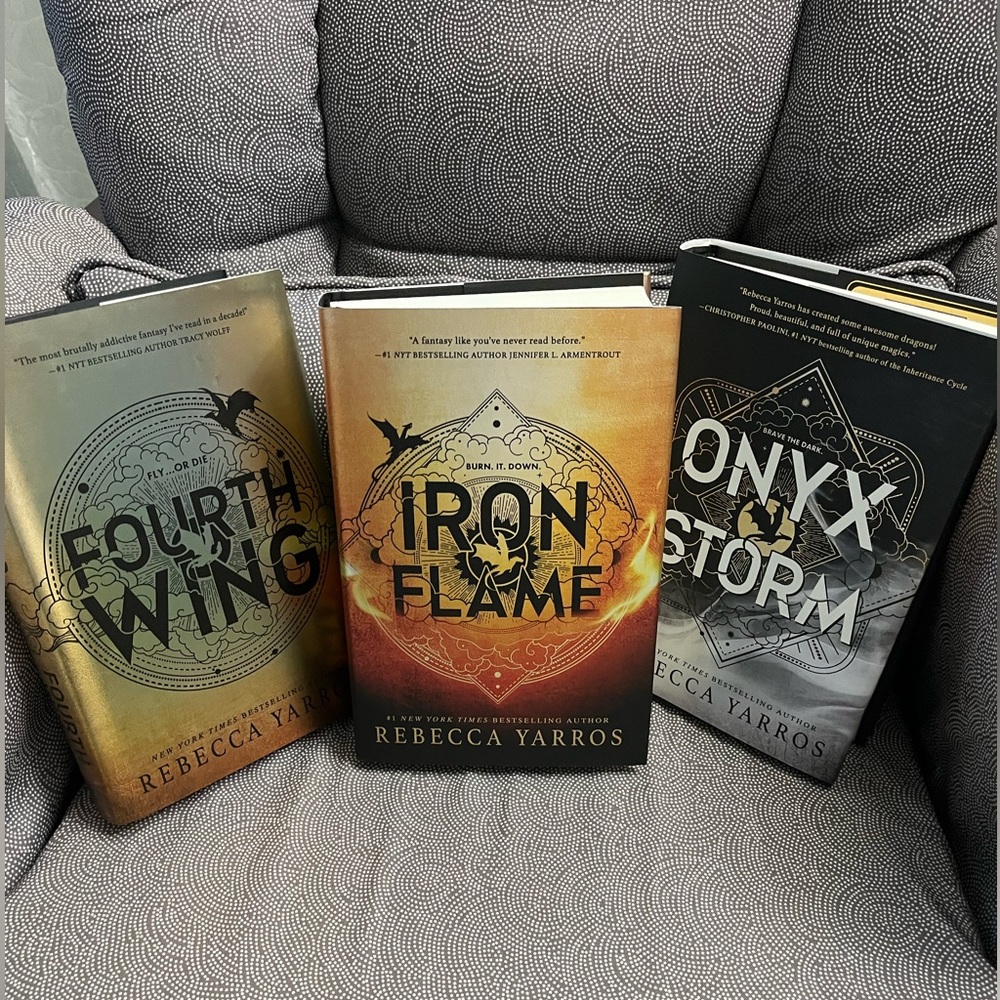 Fourth Wing Series Set by Rebecca Yarros